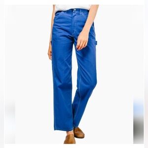Dickies Womens Cobalt Blue 100% Cotton Carpenter Jeans